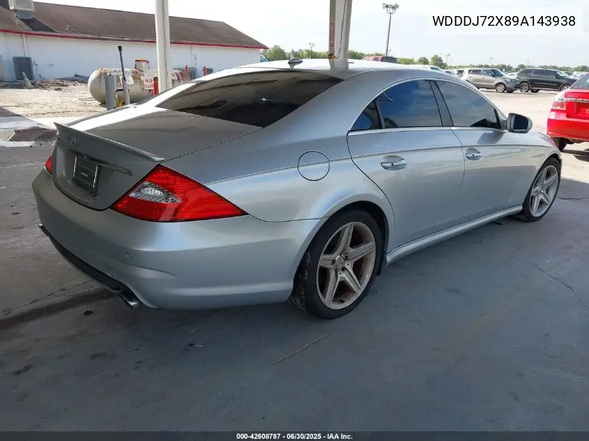2009 Mercedes-Benz Cls 550 VIN: WDDDJ72X89A143938 Lot: 42608787