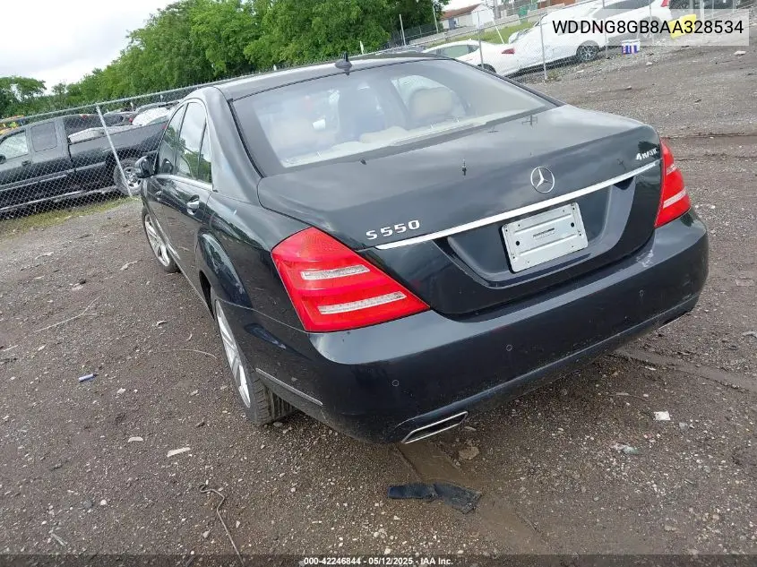 2010 Mercedes-Benz S 550 4Matic VIN: WDDNG8GB8AA328534 Lot: 42246844