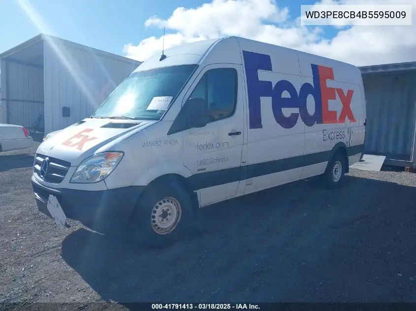 2011 Mercedes-Benz Sprinter 2500 High Roof VIN: WD3PE8CB4B5595009 Lot: 41791413