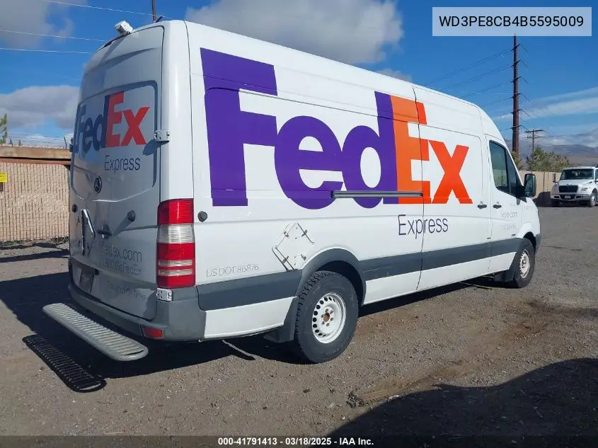 2011 Mercedes-Benz Sprinter 2500 High Roof VIN: WD3PE8CB4B5595009 Lot: 41791413