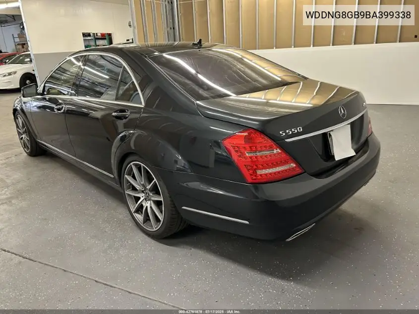 2011 Mercedes-Benz S 550 4Matic VIN: WDDNG8GB9BA399338 Lot: 42761878