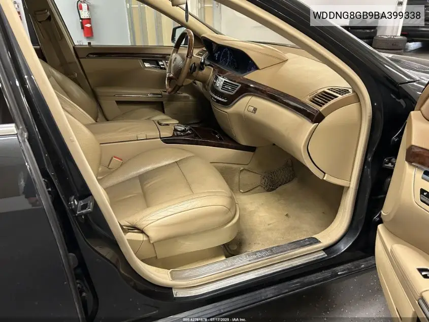 2011 Mercedes-Benz S 550 4Matic VIN: WDDNG8GB9BA399338 Lot: 42761878