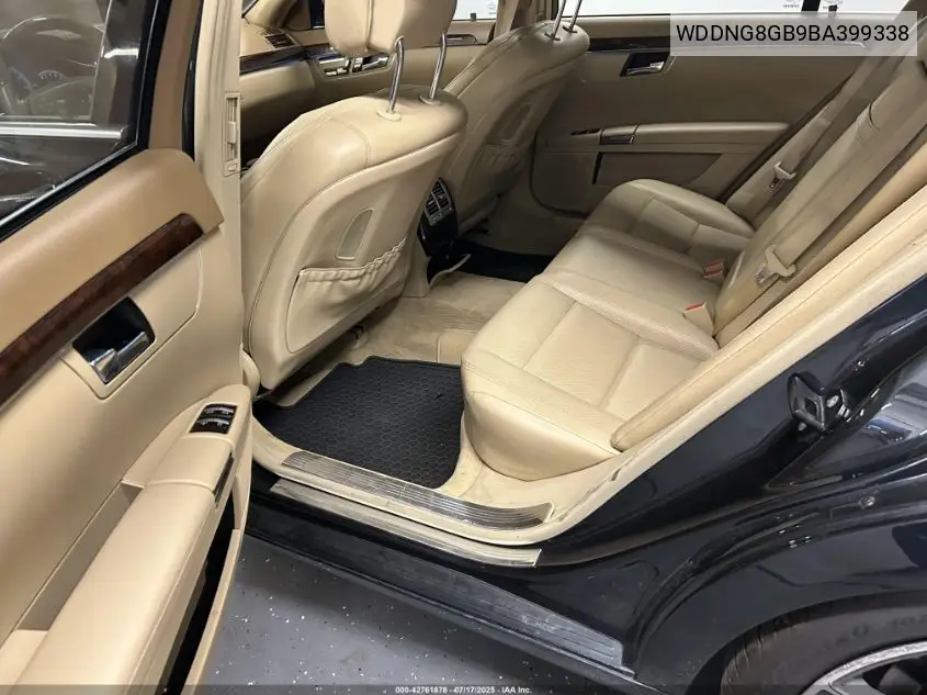 2011 Mercedes-Benz S 550 4Matic VIN: WDDNG8GB9BA399338 Lot: 42761878