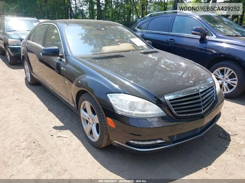 2012 Mercedes-Benz S 550 4Matic VIN: WDDNG9EB5CA429252 Lot: 42602411
