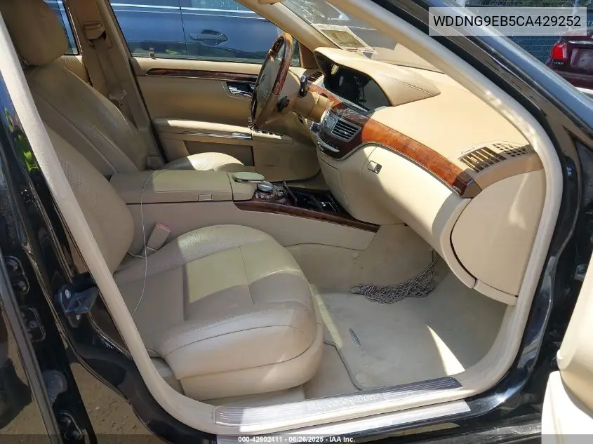 2012 Mercedes-Benz S 550 4Matic VIN: WDDNG9EB5CA429252 Lot: 42602411