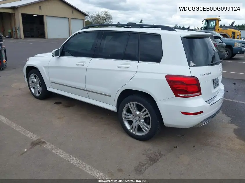 2013 Mercedes-Benz Glk 250 Bluetec 4Matic VIN: WDCGG0EB0DG099124 Lot: 42247922