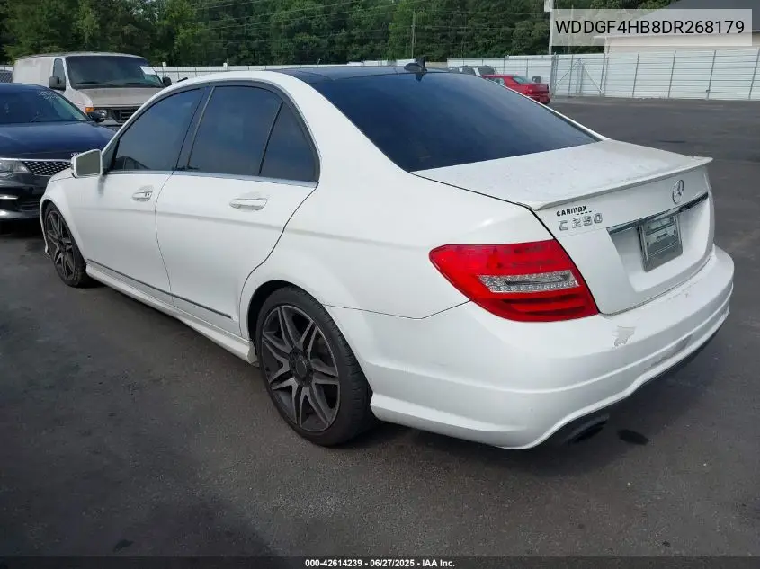2013 Mercedes-Benz C 250 Luxury/Sport VIN: WDDGF4HB8DR268179 Lot: 42614239