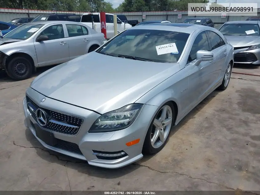2014 Mercedes-Benz Cls 550 4Matic VIN: WDDLJ9BB8EA098991 Lot: 42521762