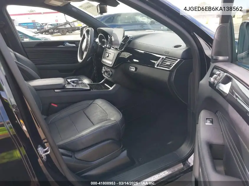 2019 Mercedes-Benz Amg Gle 43 Coupe 4Matic VIN: 4JGED6EB6KA138562 Lot: 41808953