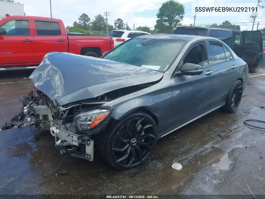 55swf6eb9ku292191 55SWF6EB9KU292191 2019 Mercedes-Benz Amg C 43 4Matic