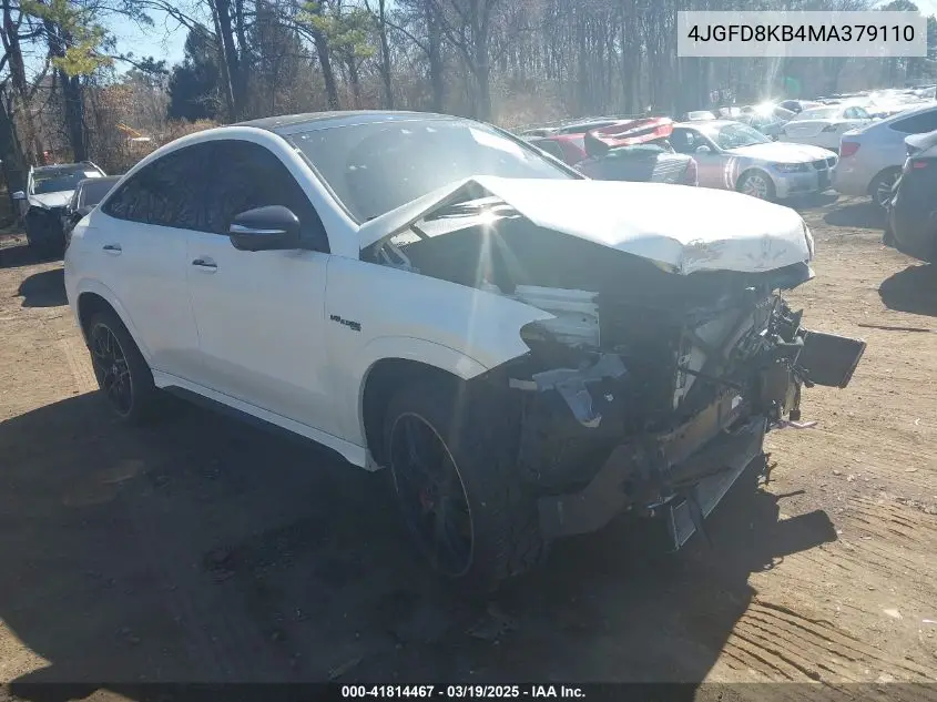 2021 Mercedes-Benz Amg Gle 63 Coupe S 4Matic VIN: 4JGFD8KB4MA379110 Lot: 41814467