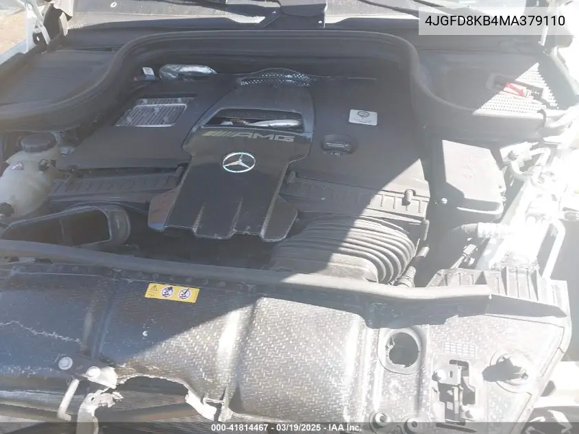 2021 Mercedes-Benz Amg Gle 63 Coupe S 4Matic VIN: 4JGFD8KB4MA379110 Lot: 41814467