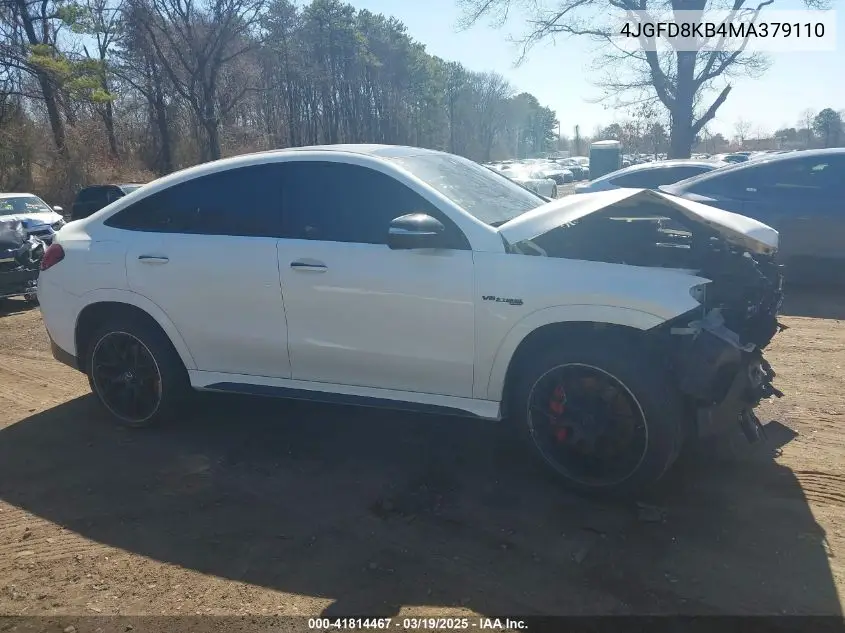 2021 Mercedes-Benz Amg Gle 63 Coupe S 4Matic VIN: 4JGFD8KB4MA379110 Lot: 41814467