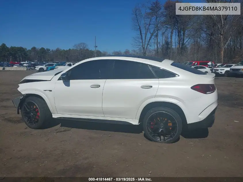 2021 Mercedes-Benz Amg Gle 63 Coupe S 4Matic VIN: 4JGFD8KB4MA379110 Lot: 41814467