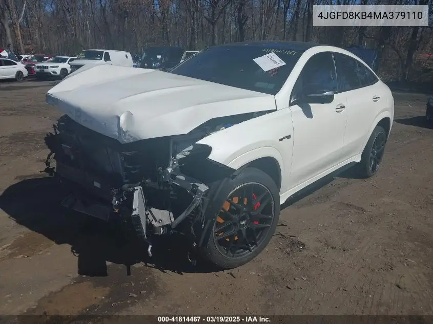 2021 Mercedes-Benz Amg Gle 63 Coupe S 4Matic VIN: 4JGFD8KB4MA379110 Lot: 41814467