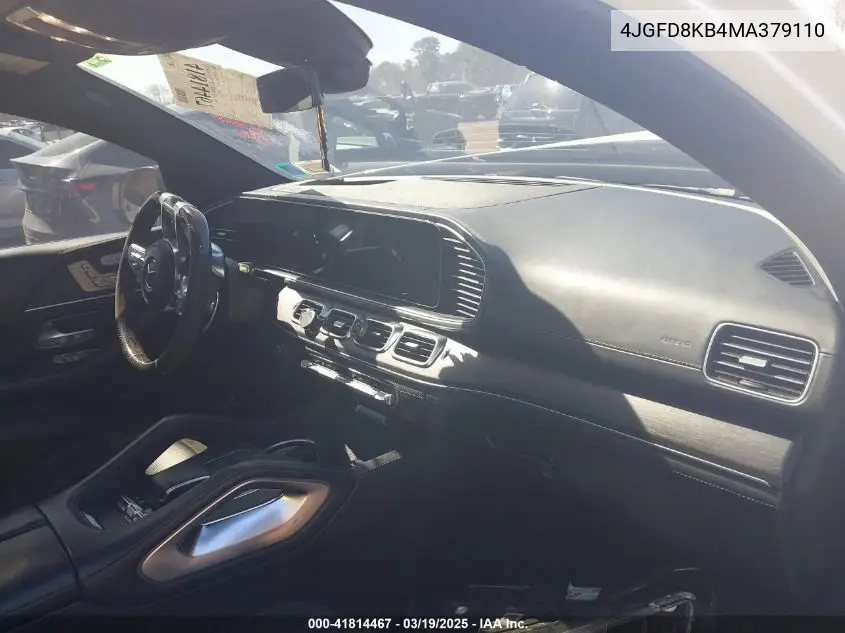 2021 Mercedes-Benz Amg Gle 63 Coupe S 4Matic VIN: 4JGFD8KB4MA379110 Lot: 41814467