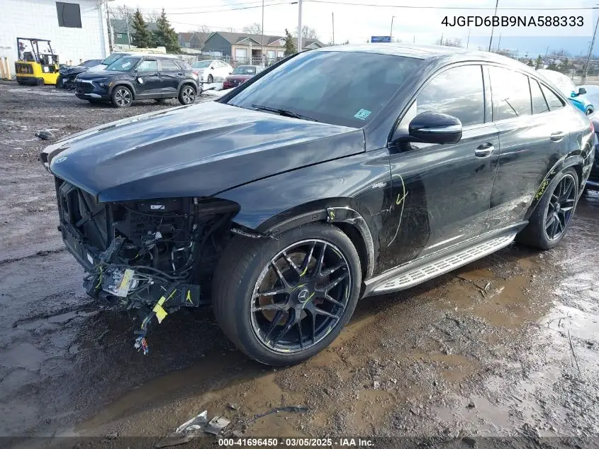 2022 Mercedes-Benz Amg Gle 53 Coupe 4Matic VIN: 4JGFD6BB9NA588333 Lot: 41696450