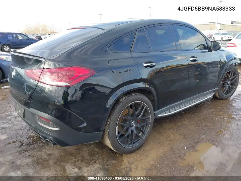 2022 Mercedes-Benz Amg Gle 53 Coupe 4Matic VIN: 4JGFD6BB9NA588333 Lot: 41696450