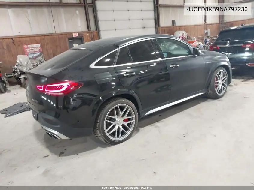 2022 Mercedes-Benz Amg Gle 63 Coupe S 4Matic VIN: 4JGFD8KB9NA797230 Lot: 41917696