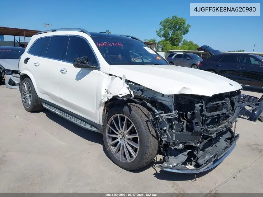 2022 Mercedes-Benz Gls 450 4Matic VIN: 4JGFF5KE8NA620980 Lot: 42510990