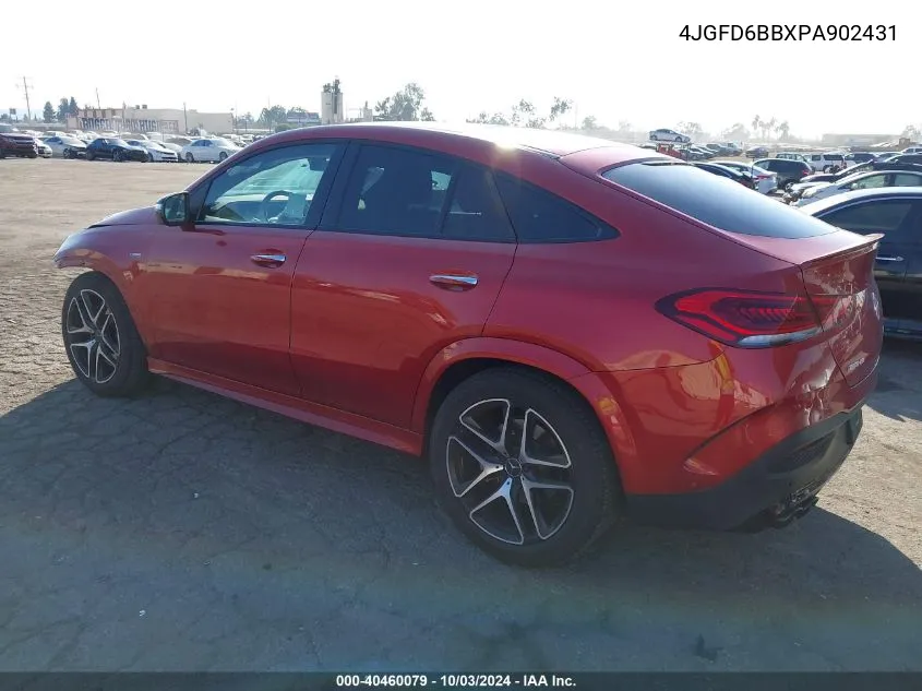 2023 Mercedes-Benz Amg Gle 53 Coupe 4Matic VIN: 4JGFD6BBXPA902431 Lot: 40460079