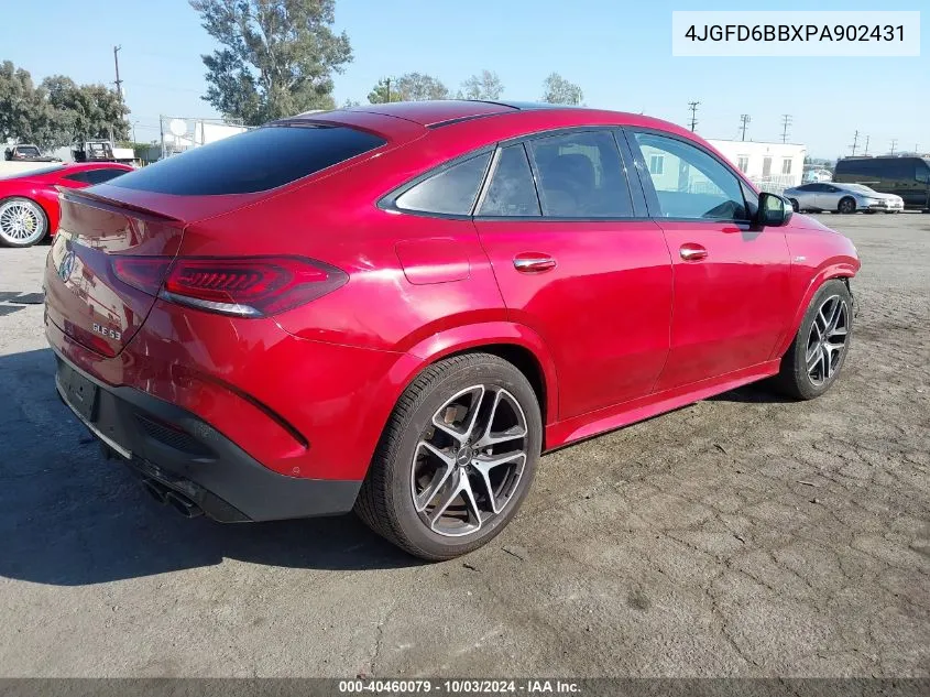 2023 Mercedes-Benz Amg Gle 53 Coupe 4Matic VIN: 4JGFD6BBXPA902431 Lot: 40460079