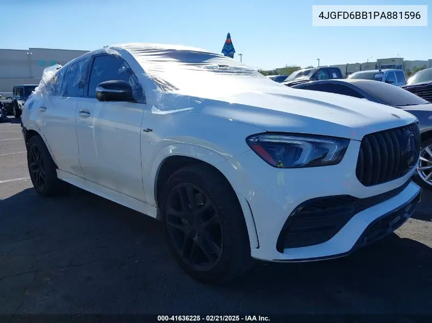 2023 Mercedes-Benz Amg Gle 53 Coupe 4Matic VIN: 4JGFD6BB1PA881596 Lot: 41636225