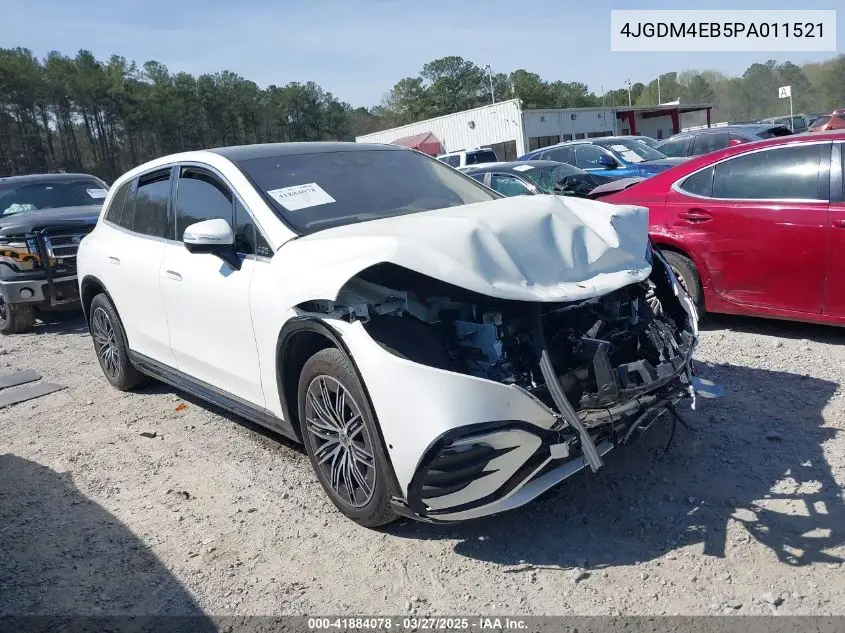 2023 Mercedes-Benz Eqs 580 Suv 4Matic VIN: 4JGDM4EB5PA011521 Lot: 41884078