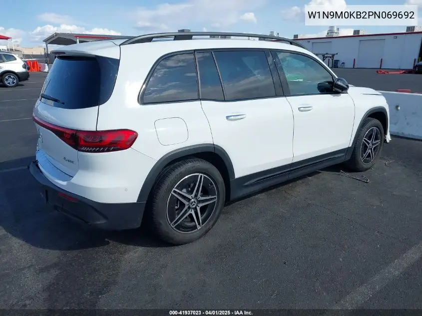 2023 Mercedes-Benz Eqb 300 Suv 4Matic VIN: W1N9M0KB2PN069692 Lot: 41937023