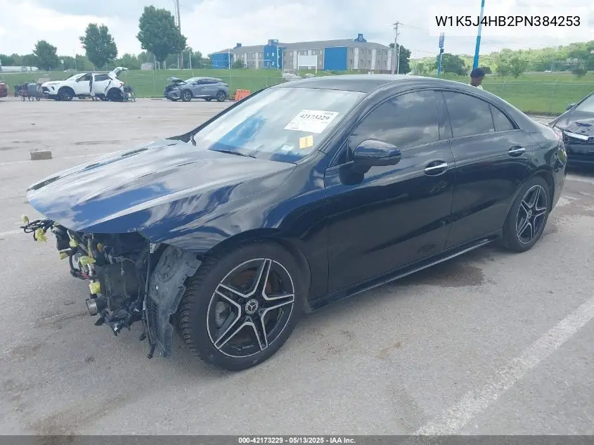 2023 Mercedes-Benz Cla 250 Coupe 4Matic VIN: W1K5J4HB2PN384253 Lot: 42173229