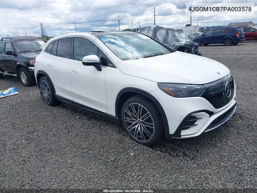 2023 Mercedes-Benz Eqe 350 Suv 4Matic VIN: 4JGGM1CB7PA003578 Lot: 42224504