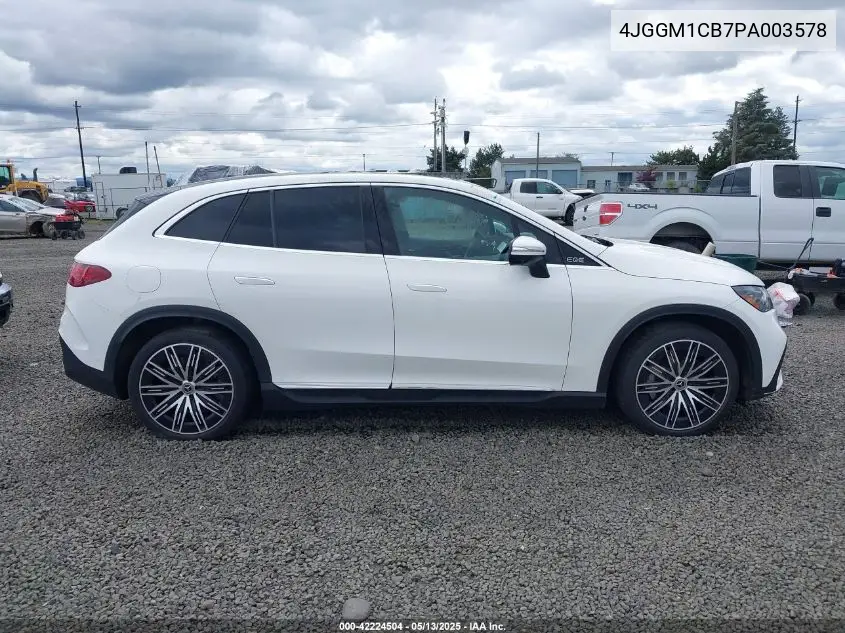 2023 Mercedes-Benz Eqe 350 Suv 4Matic VIN: 4JGGM1CB7PA003578 Lot: 42224504