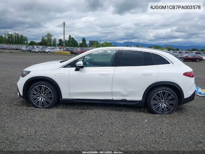 2023 Mercedes-Benz Eqe 350 Suv 4Matic VIN: 4JGGM1CB7PA003578 Lot: 42224504