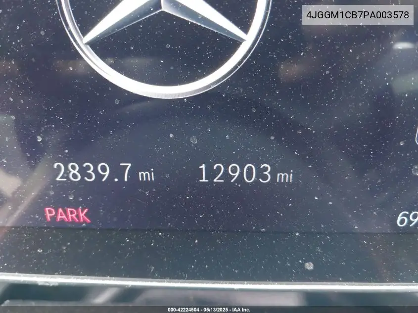 2023 Mercedes-Benz Eqe 350 Suv 4Matic VIN: 4JGGM1CB7PA003578 Lot: 42224504