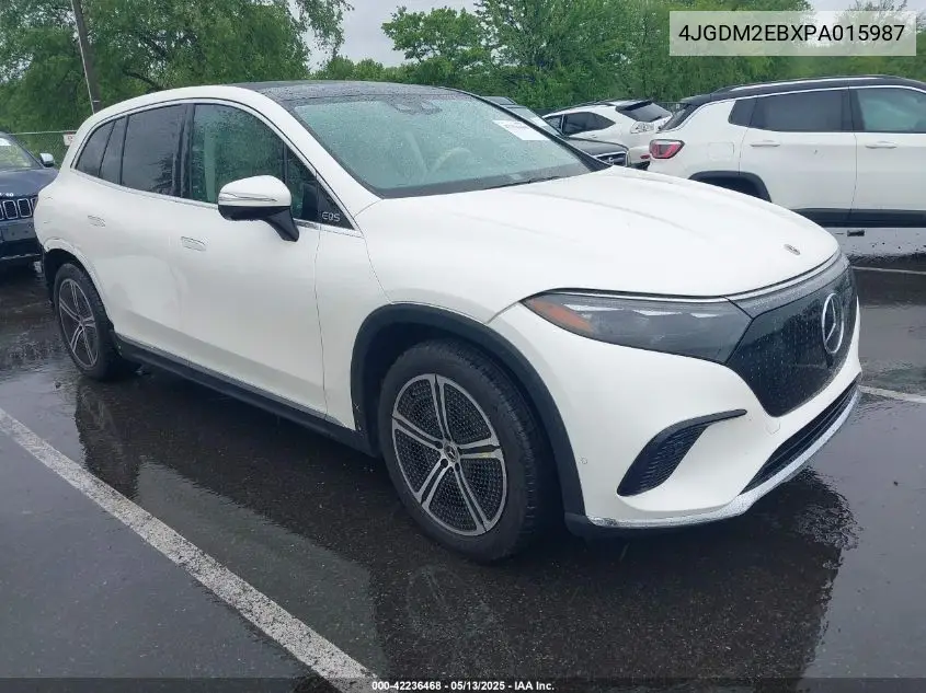 2023 Mercedes-Benz Eqs 450 Suv 4Matic VIN: 4JGDM2EBXPA015987 Lot: 42236468