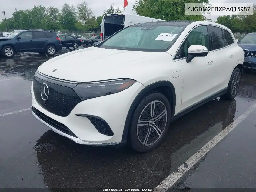 2023 Mercedes-Benz Eqs 450 Suv 4Matic VIN: 4JGDM2EBXPA015987 Lot: 42236468