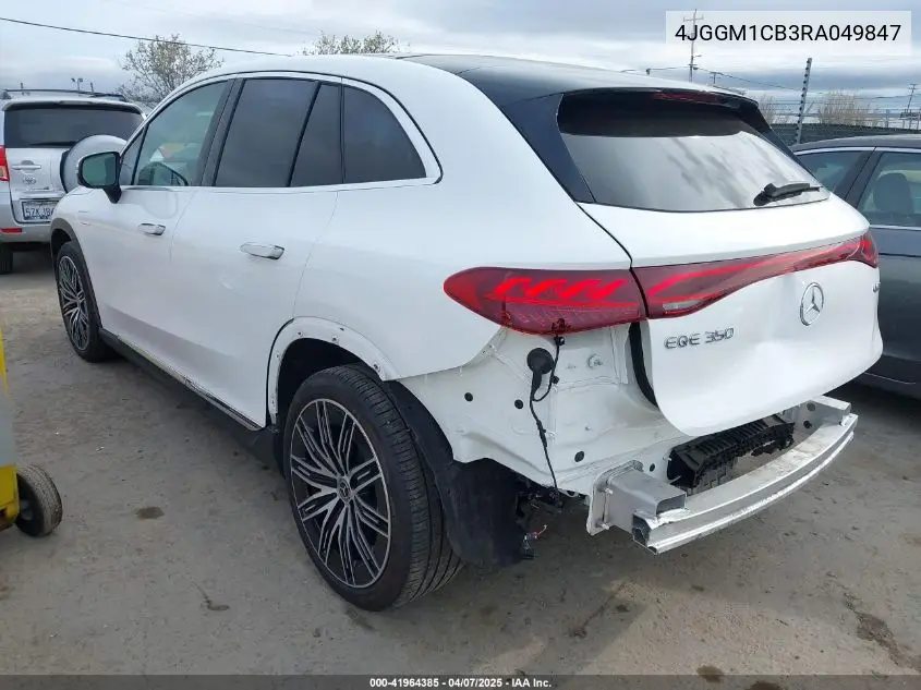 2024 Mercedes-Benz Eqe 350 Suv 4Matic VIN: 4JGGM1CB3RA049847 Lot: 41964385