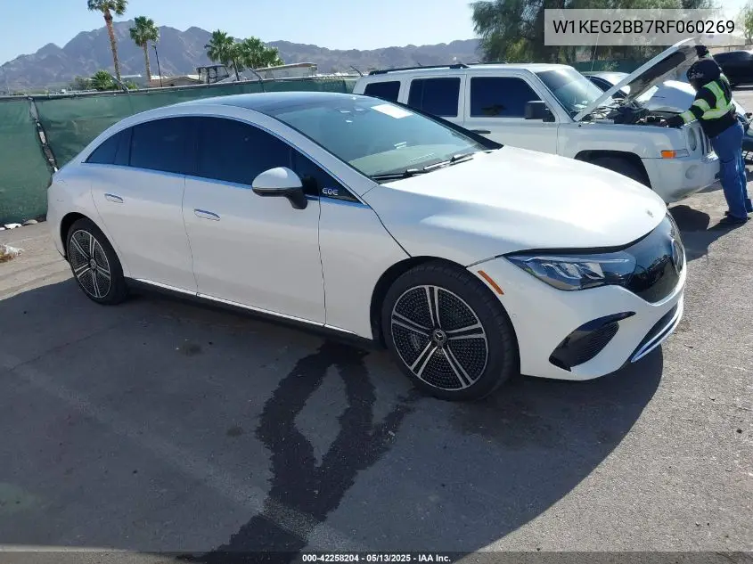 2024 Mercedes-Benz Eqe 350+ VIN: W1KEG2BB7RF060269 Lot: 42258204