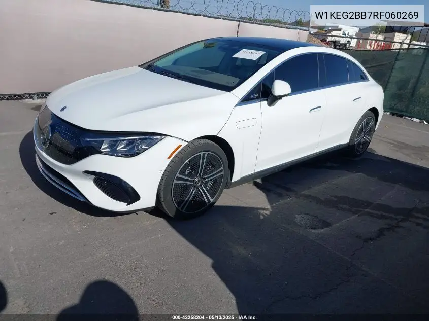 2024 Mercedes-Benz Eqe 350+ VIN: W1KEG2BB7RF060269 Lot: 42258204