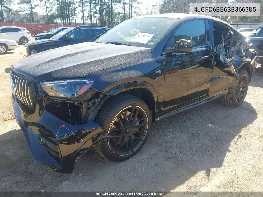 2025 Mercedes-Benz Amg Gle 53 Coupe 4Matic+ VIN: 4JGFD6BB6SB366385 Lot: 41740929