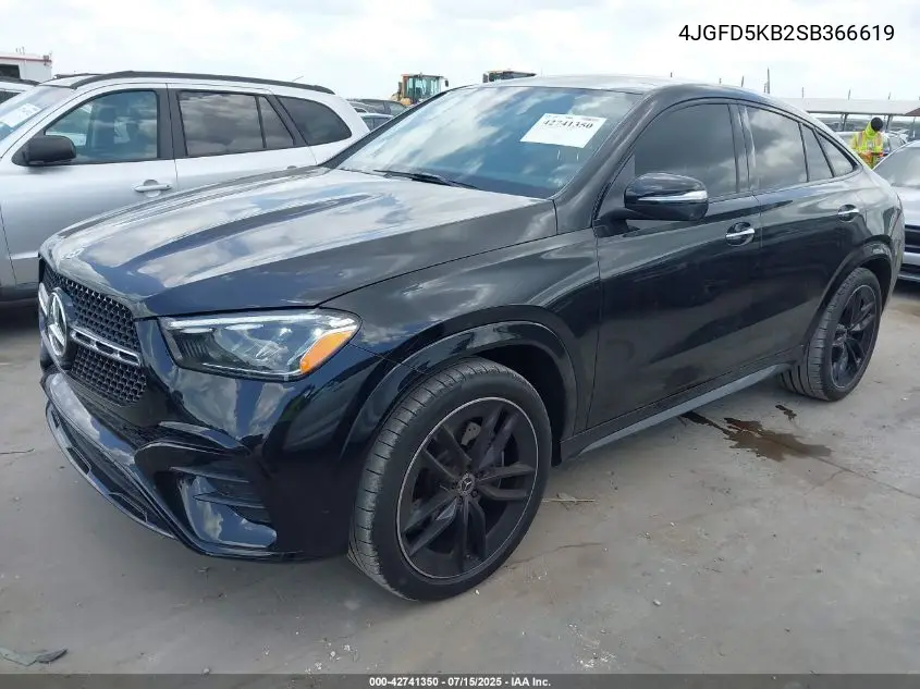 4JGFD5KB2SB366619 2025 Mercedes-Benz Gle 450 Coupe 4Matic