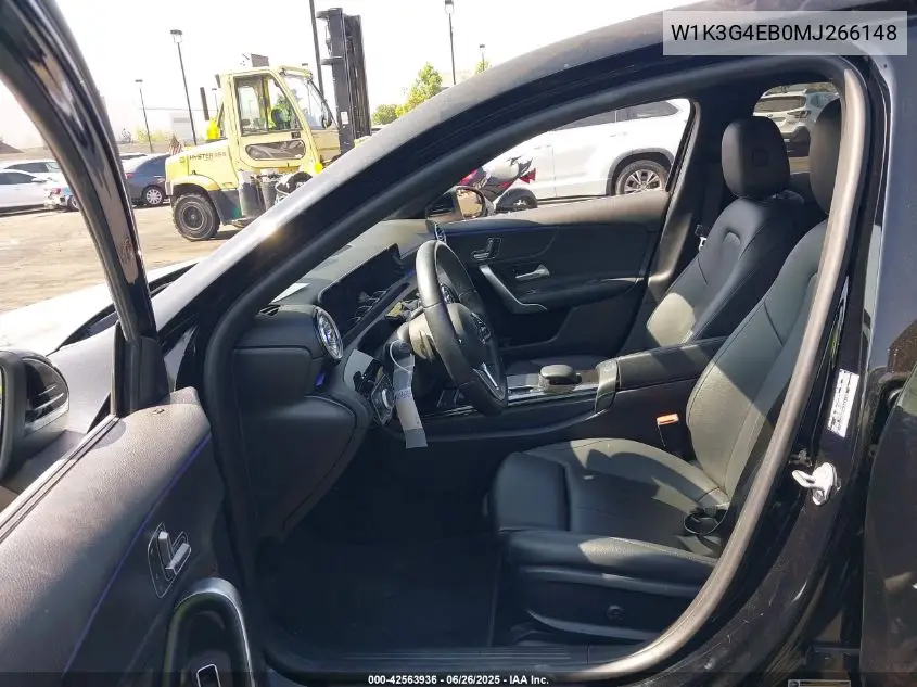 2021 Mercedes-Benz A 220 VIN: W1K3G4EB0MJ266148 Lot: 42563936