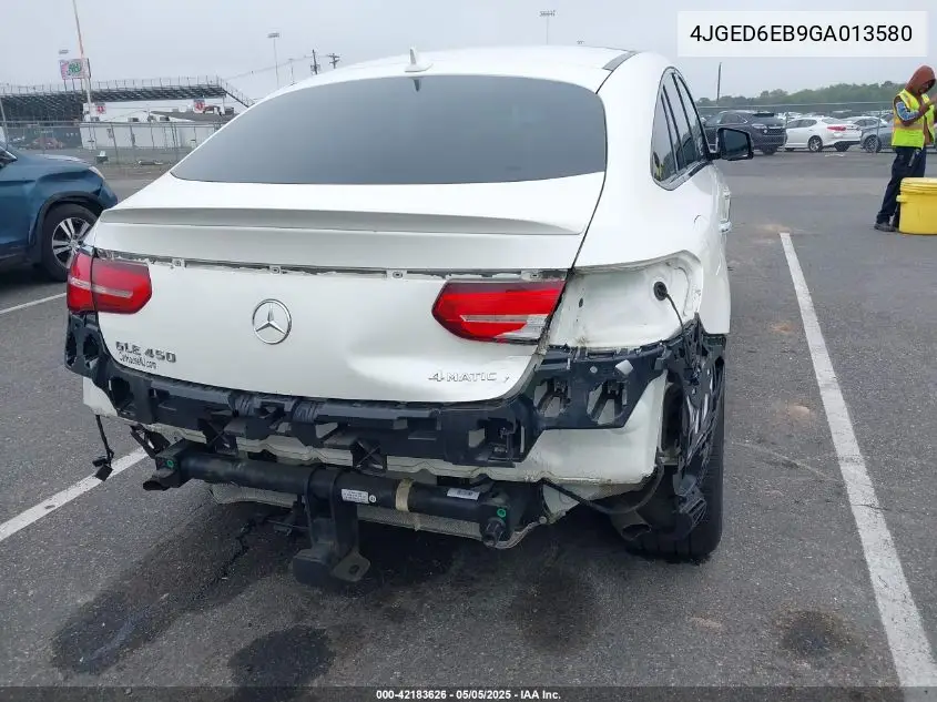 2016 Mercedes-Benz Gle 450 Amg Coupe 4Matic VIN: 4JGED6EB9GA013580 Lot: 42183626