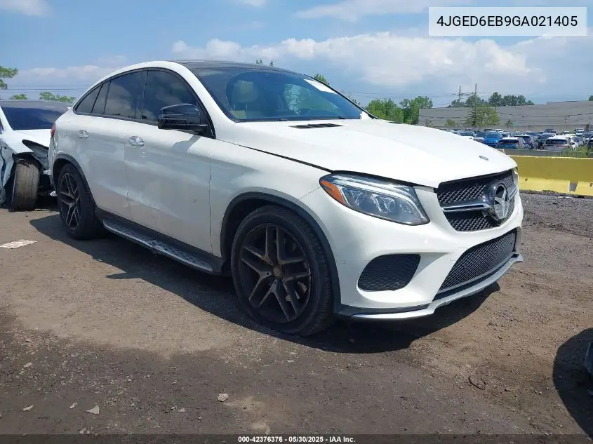 2016 Mercedes-Benz Gle 450 Amg Coupe 4Matic VIN: 4JGED6EB9GA021405 Lot: 42376376