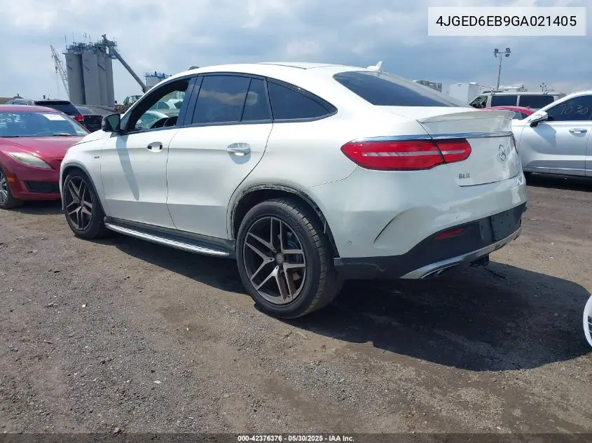 2016 Mercedes-Benz Gle 450 Amg Coupe 4Matic VIN: 4JGED6EB9GA021405 Lot: 42376376