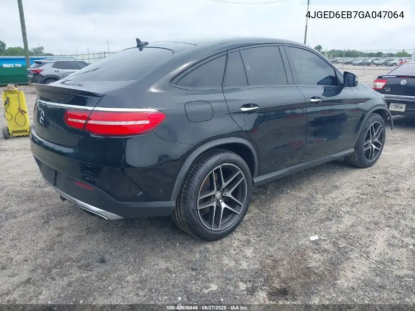 2016 Mercedes-Benz Gle 450 Amg Coupe 4Matic VIN: 4JGED6EB7GA047064 Lot: 42606446