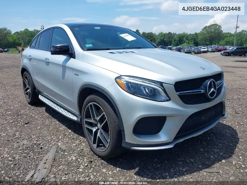2016 Mercedes-Benz Gle 450 Amg Coupe 4Matic VIN: 4JGED6EB4GA023448 Lot: 42618802