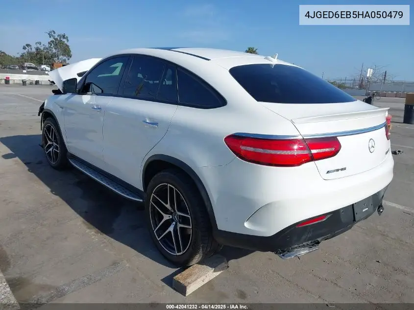 2017 Mercedes-Benz Amg Gle 43 Coupe 4Matic VIN: 4JGED6EB5HA050479 Lot: 42041232