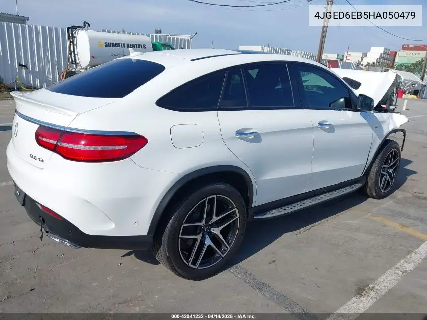 2017 Mercedes-Benz Amg Gle 43 Coupe 4Matic VIN: 4JGED6EB5HA050479 Lot: 42041232