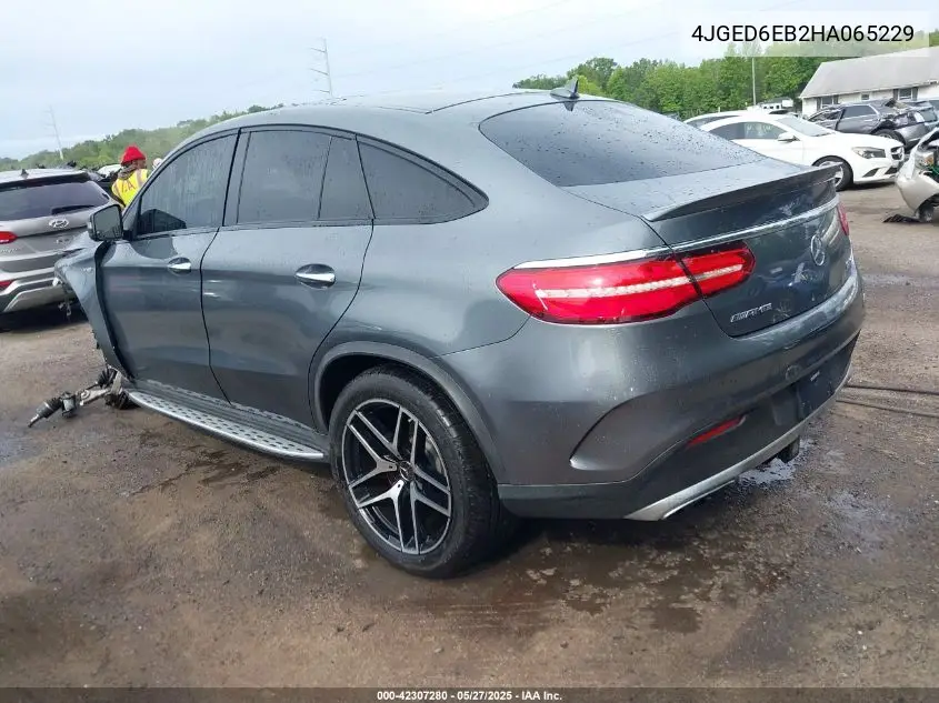 2017 Mercedes-Benz Amg Gle 43 Coupe 4Matic VIN: 4JGED6EB2HA065229 Lot: 42307280